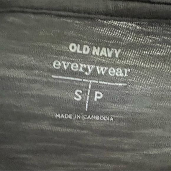 Slate OLD NAVY EveryWear V-Neck SLUB KNIT TEE T-Shirt Size SMALL (S) - Picture 7 of 14